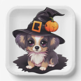 Assiettes en carton Spooky Paws and Furry Claws ペーパープレート