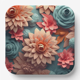 Assiettes en carton Spring Petal ペーパープレート