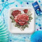 Assiettes en carton St-Valentin Série 1 ペーパープレート (パーティー)