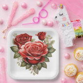 Assiettes en carton St-Valentin Série 1 ペーパープレート (パーティー)