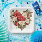 Assiettes en carton St-Valentin Série 1-2 ペーパープレート (パーティー)