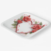 Assiettes en carton St-Valentin Série 1-6 ペーパープレート (傾斜あり)