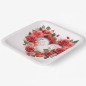 Assiettes en carton St-Valentin Série 1-7 ペーパープレート (傾斜あり)