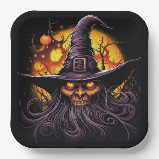 Assiettes en carton The Pumpkin Patch Enigma ペーパープレート (正面)