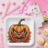 Assiettes en carton  The Pumpkin Princess ペーパープレート (パーティー)