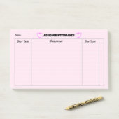 Assignment Trackerメモ帳 ポストイット (デスク)