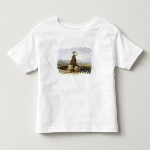 Assiniboinのインディアンが建てる魔法の山は地図をつくります トドラーTシャツ
