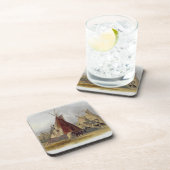 Assiniboinの責任者の皮ロッジは、16をからのめっきします コースター (右側)