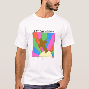 Assisiの学校TのSt. Francis Tシャツ