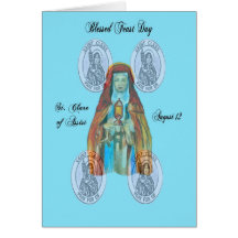 Assisiの宴会日のSt.ドクレア