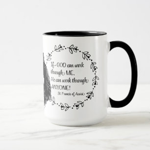 Assisiの引用文のSt Francis マグカップ