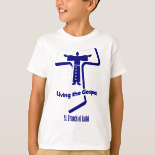 Assisiの引用文のSt. Francis Tシャツ