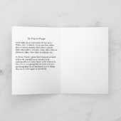 Assisiの挨拶状w/prayerのSt Francis カード (内部)