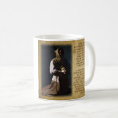 Assisiの祈りの言葉のSt. Francis コーヒーマグカップ (正面右)