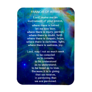 Assisiの祈りの言葉のSt. Francis マグネット