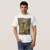 AssisiのSt Francisは動物によって囲みました Tシャツ (正面フル)