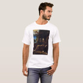 AssisiのSt Francisは天使によって慰めました Tシャツ (正面フル)