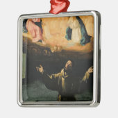 AssisiのSt Francis、バラの奇跡 メタルオーナメント (左)