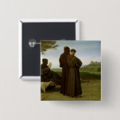 AssisiのSt Francis 缶バッジ (正面&裏面)