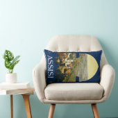 Assisiイタリアのヴィンテージ旅行装飾用クッション ランバークッション (椅子)