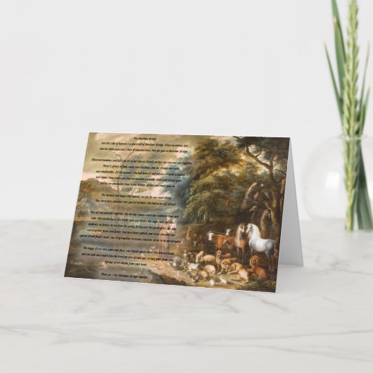 Assisi及び虹橋のSt Francis カード (正面)