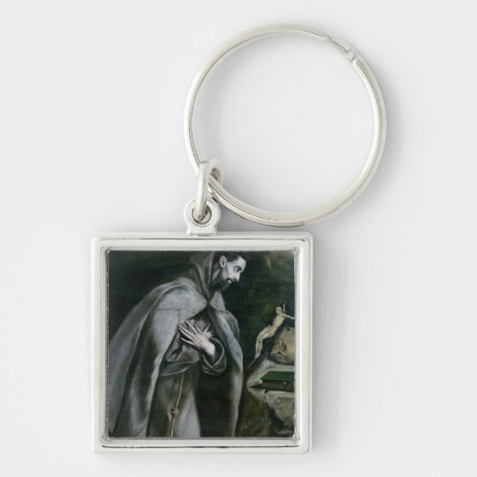 Assisi 1580-95年のSt Francis キーホルダー (正面)