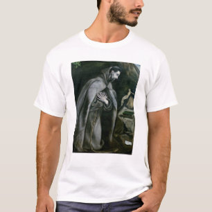 Assisi 1580-95年のSt Francis Tシャツ