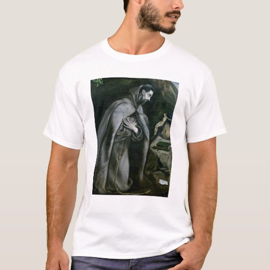 Assisi 1580-95年のSt Francis Tシャツ (正面)