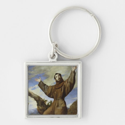 Assisi 1642年のSt Francis キーホルダー (正面)