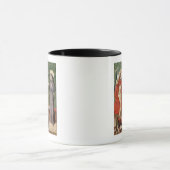 Assisi、c.1480のセントマイケルそしてSt Francis マグカップ (中央)