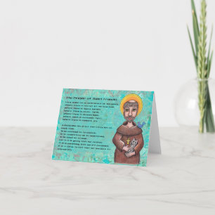 Assisi NotecardのSt Francis カード