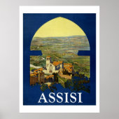 Assissi Vintage Travel ポスター (正面)