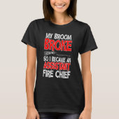 Assistant Fire Chief Commanding Officer Broom Brok Tシャツ (正面)