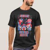 Assistant Fireworks Director Gnomes American Flag  Tシャツ (正面)
