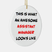 assistant manager, awesome セラミックオーナメント (右)