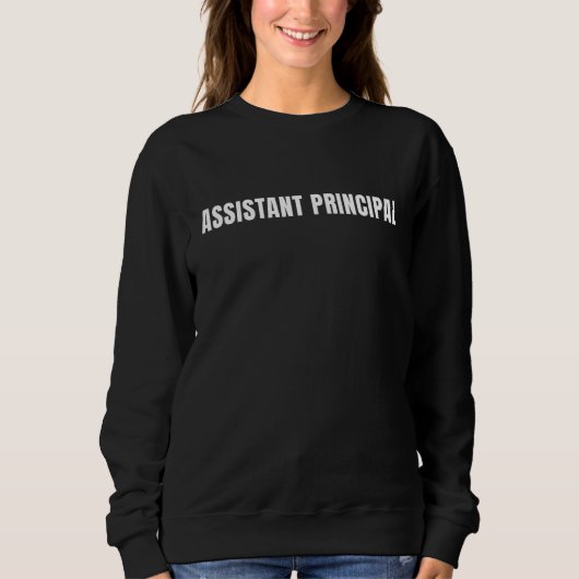 assistant principal 1 スウェットシャツ (正面)