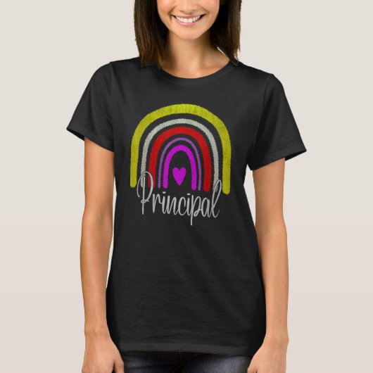 Assistant Principal Rainbow Future Principal Teac Tシャツ (正面)