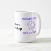 Assistant Principal Strategy Meets Heart Design コーヒーマグカップ (正面右)