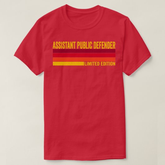Assistant Public Defender Tシャツ (デザイン正面)