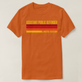 Assistant Public Defender Tシャツ (デザイン正面)