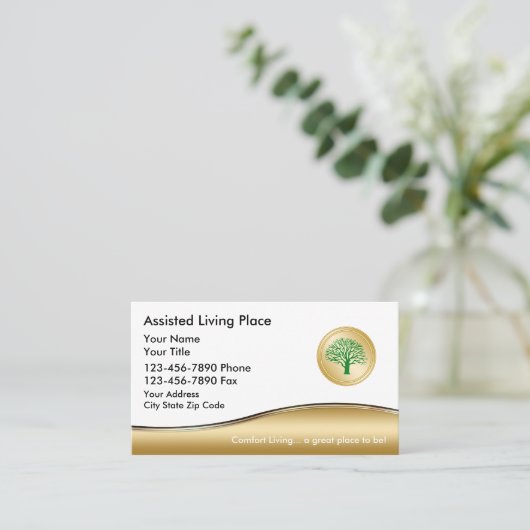 Assisted Living名刺 名刺 (スタンド正面)