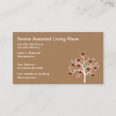 Assisted Living Business モダン Card 名刺 (正面)