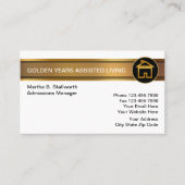 Assisted Living Business Card 名刺 (正面)