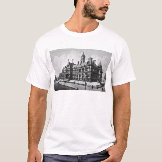 Assize裁判所、マンチェスター、c.1910 Tシャツ (正面)