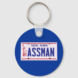 Assmanニューヨークのナンバープレートプロダクト キーホルダー