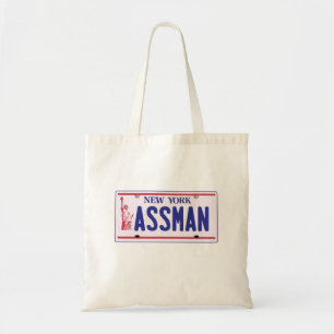 Assmanニューヨークのナンバープレートプロダクト トートバッグ