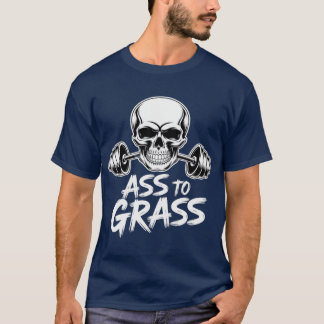 Asso Grass モチベーション フィットネス ジム 脚 トレーニング vi Tシャツ