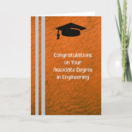 Associate Degree inエンジニアリング・カードOrange サンキューカード