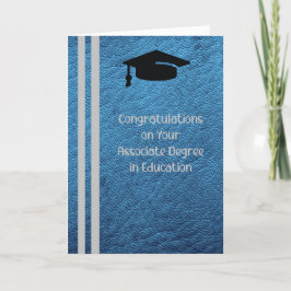 Associate Degree in Education Blue Card サンキューカード