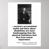 Associate Justice William J. Brennan, Jr. ポスター (正面)